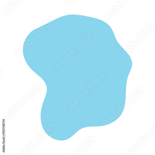 blobs pastel blue for background