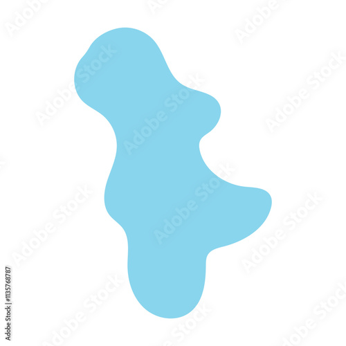 blobs pastel blue for background