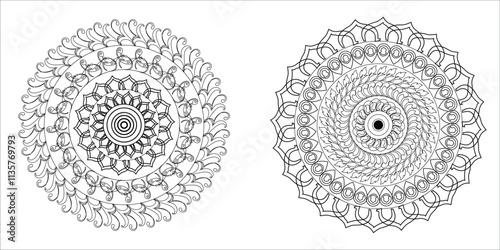 professional mandala design template 