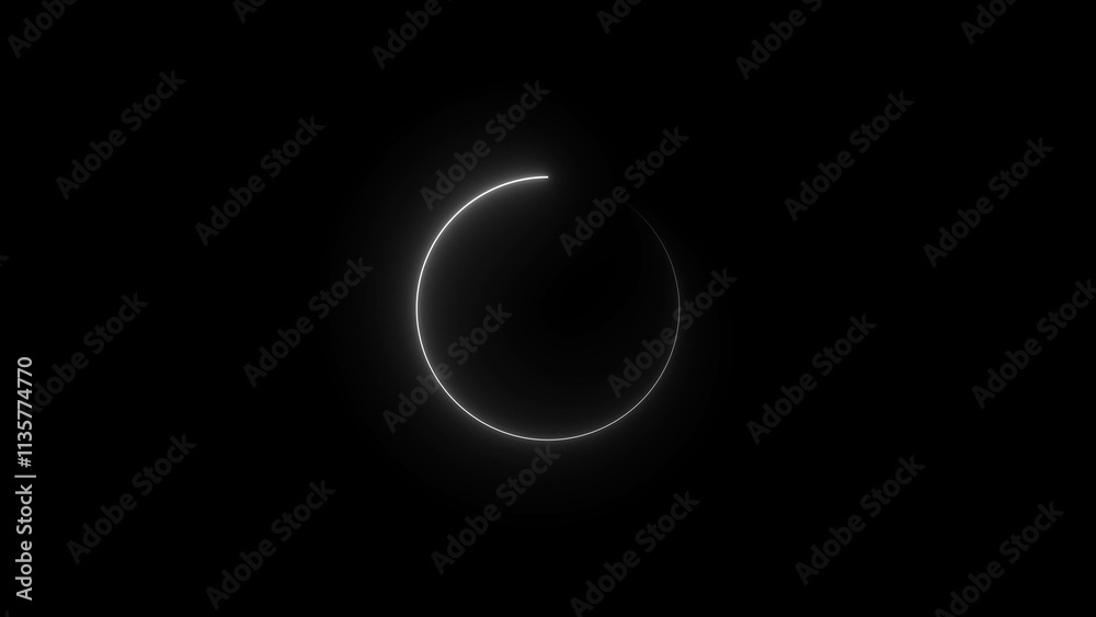 Blue neon fire style round, swirling circle shape. Burning border with blue light glowing. Glowing neon circle animation. Blue neon fire style round, swirling circle shape. Burning border with blue light glowing. Glowing neon circle animation.