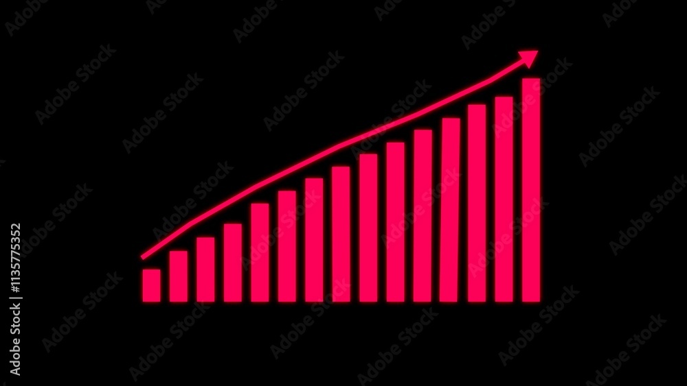 business trading graph investment growth 2024 year on blue background. vector illustration fantastic technology. business trading graph investment growth 2024 year on blue background. vector illustration fantastic technology.