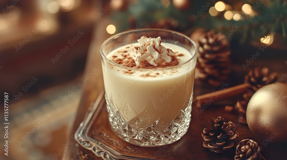 Creamy Eggnog Holiday Cocktail Recipe Creamy Eggnog Holiday Cocktail Recipe