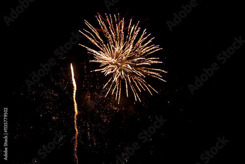 fireworks in the sky