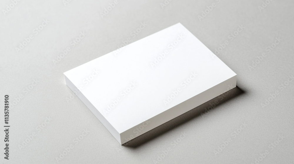 Blank notepad on a neutral surface ready for notes and ideas Blank notepad on a neutral surface ready for notes and ideas