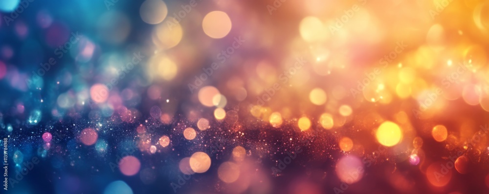 Colorful bokeh lights background with warm and Colorful bokeh lights background with warm and