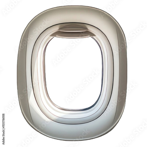 Collection of PNG. Airplane window, isolated on a transparency background.