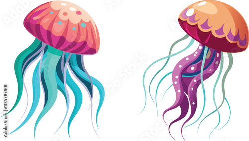 set of jellyfish