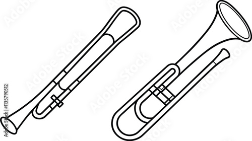 illustration of a flute
