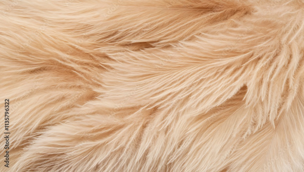 Soft Pastel Beige Fur Texture Background AI Generated Soft Pastel Beige Fur Texture Background AI Generated