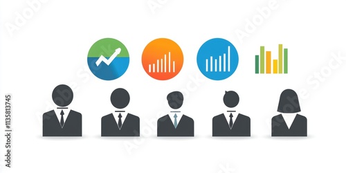 A graphic featuring customizable general icons for professional presentations.