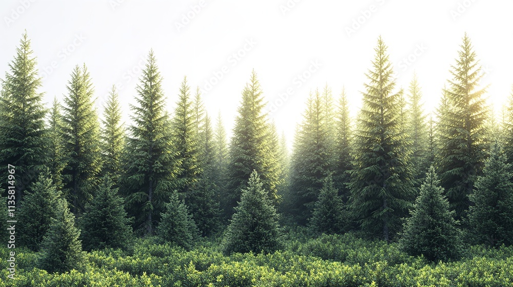 A serene forest scene featuring tall evergreen pine trees against a clear sky, ideal for nature, travel, and outdoor-themed projects. A serene forest scene featuring tall evergreen pine trees against a clear sky, ideal for nature, travel, and outdoor-themed projects.