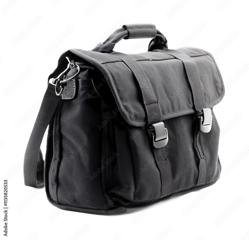 Versatile Messenger Bag for Work & Leisure - Isolated on White Background Versatile Messenger Bag for Work & Leisure - Isolated on White Background