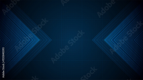 Abstract arrow direction. Technology background. High speed. Hi-tech