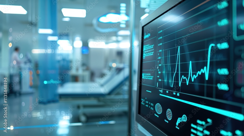 Upward trend graph of cancer rates displayed on digital screen with precise data points, reflecting rising public health concern and copy space for text. Upward trend graph of cancer rates displayed on digital screen with precise data points, reflecting rising public health concern and copy space for text.