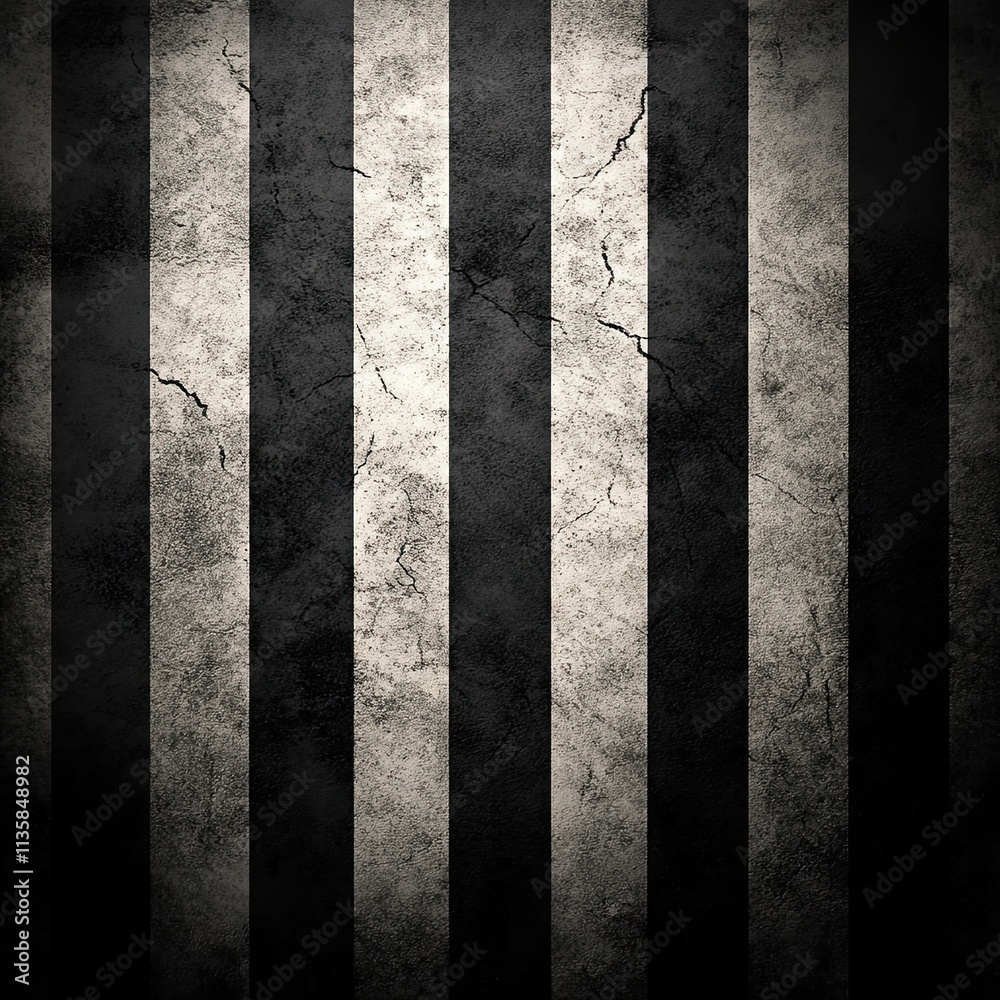 Black and white striped grunge background texture