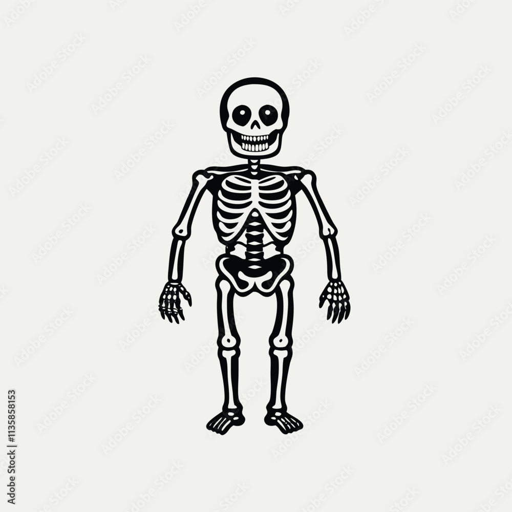 Human skeleton in front, profile and back. vector illustration of isolated x-ray person scan Human skeleton in front, profile and back. vector illustration of isolated x-ray person scan
