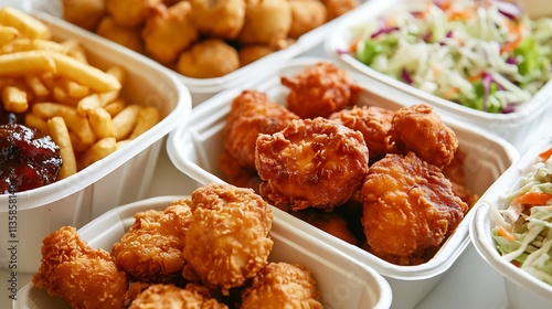 A Crispy Crunch A Close-Up Look at Fried Chicken Perfection