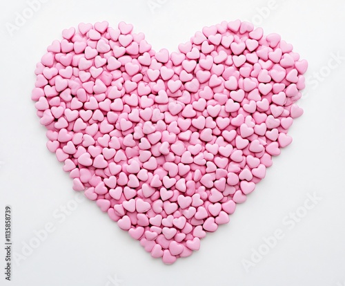 Pink Heart Shaped Candy Sweets Valentine's Day