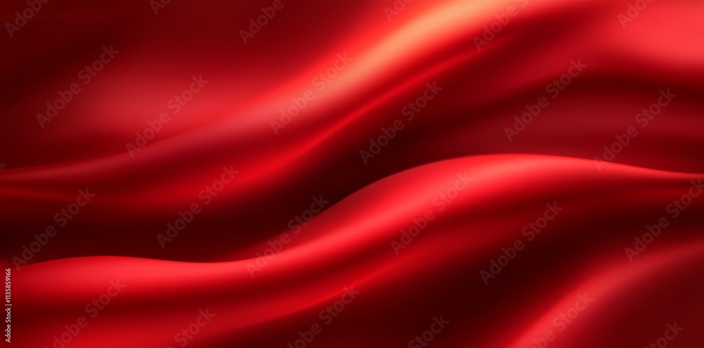Elegant and dynamic red textile with a wavy design. Elegant and dynamic red textile with a wavy design.