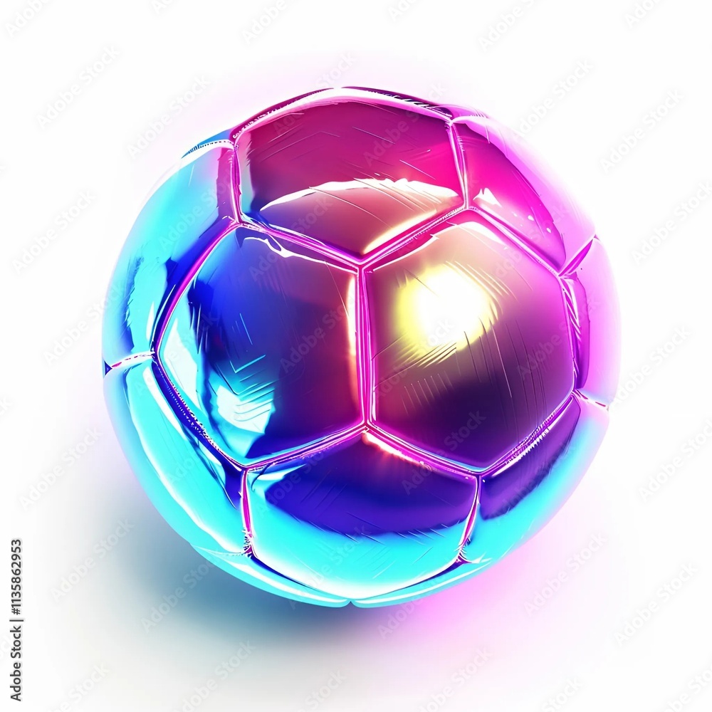 Fototapeta premium soccer ball isolated on white background