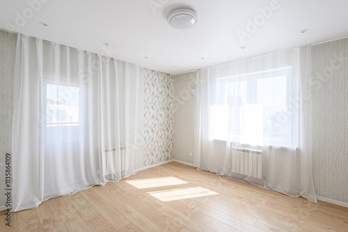 standard room interior apartment. view kind of decor home decoration in hostel house for sale. empty room renovated