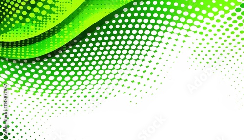 abstract green background with dots