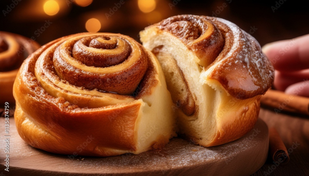 Golden Cinnamon Rolls: A Warm, Sweet Bakery Delight Golden Cinnamon Rolls: A Warm, Sweet Bakery Delight