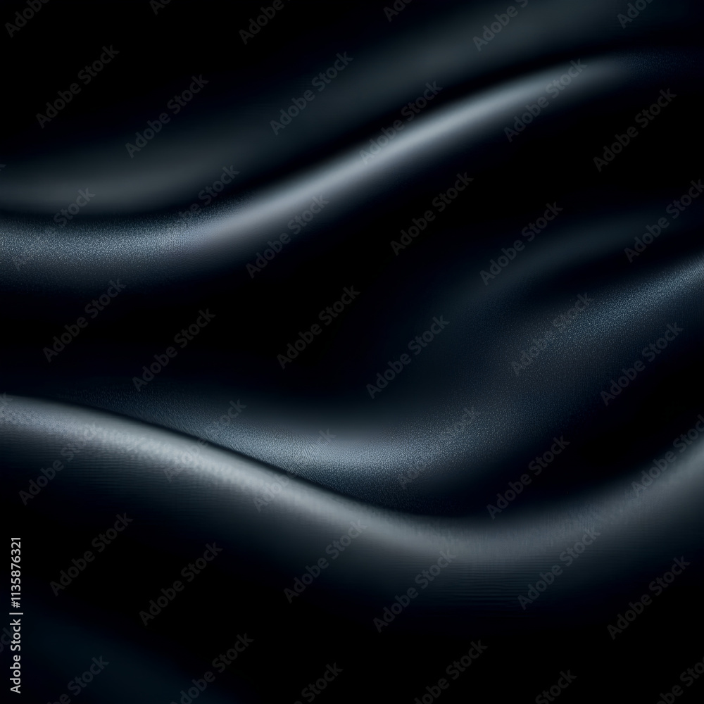 Elegant and abstract smooth black satin texture Elegant and abstract smooth black satin texture