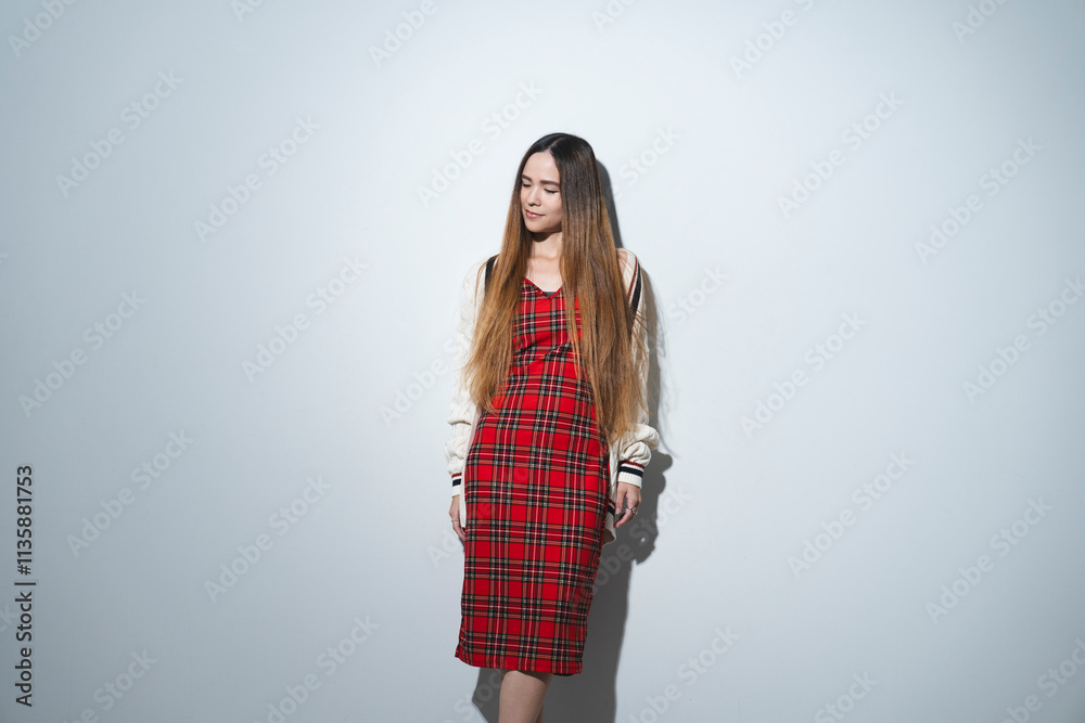 ロングヘアの女性 ロングヘアの女性