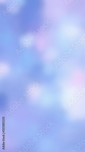 Blue and pink hues blend together in a blurred abstract background, creating a soothing and modern aesthetic, ethereal