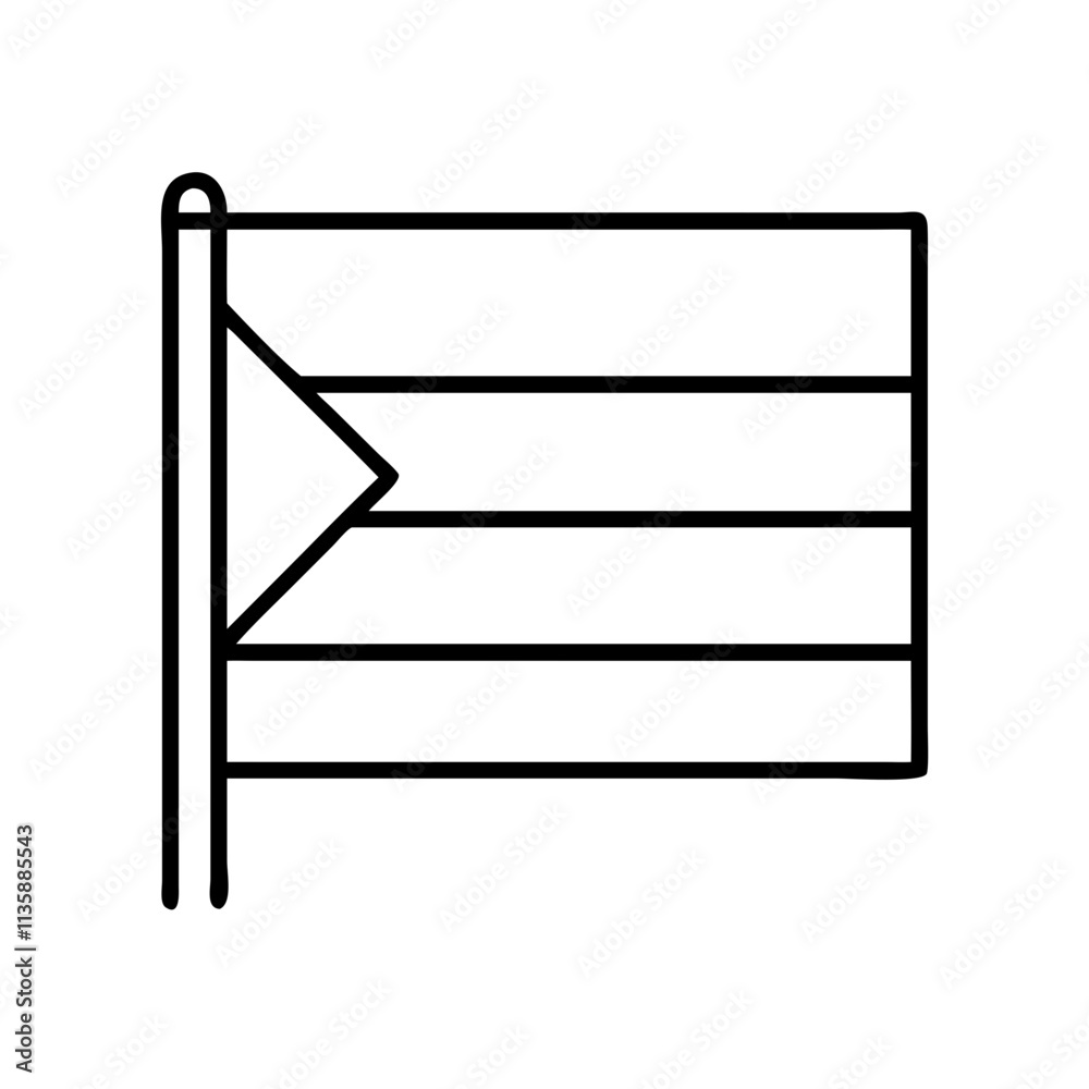 pan african flag icon, juneteenth line art, juneteenth icon - simple black line art icon of pan african flag, symbolizing juneteenth celebrations. juneteenth vector art. pan african flag icon, juneteenth line art, juneteenth icon - simple black line art icon of pan african flag, symbolizing juneteenth celebrations. juneteenth vector art.