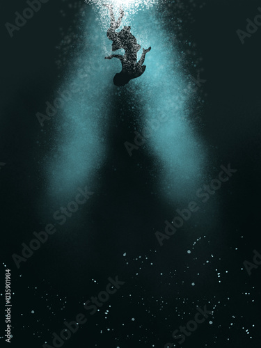 A Silent Dance with the Deep Blue Symphony