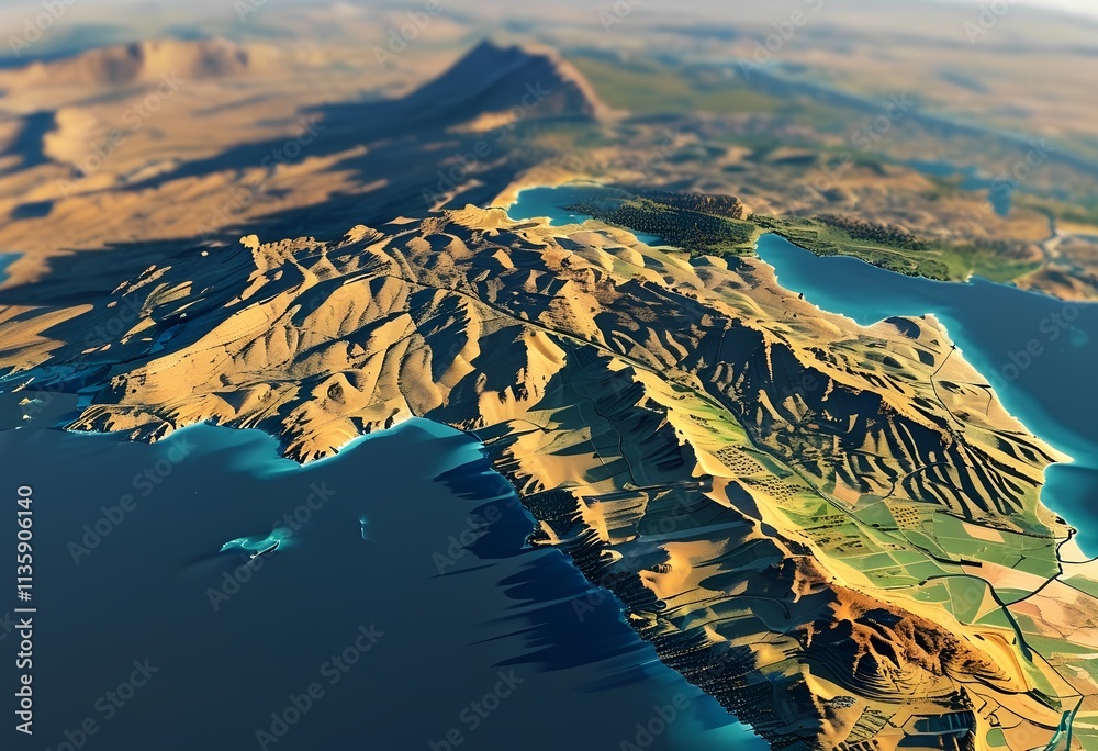 Fototapeta premium South Africa map