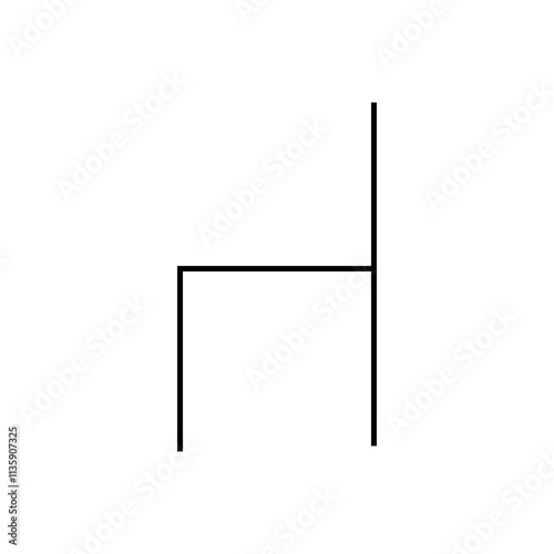 this is a chair outline icon