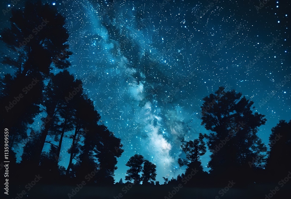 Fototapeta premium moon stars