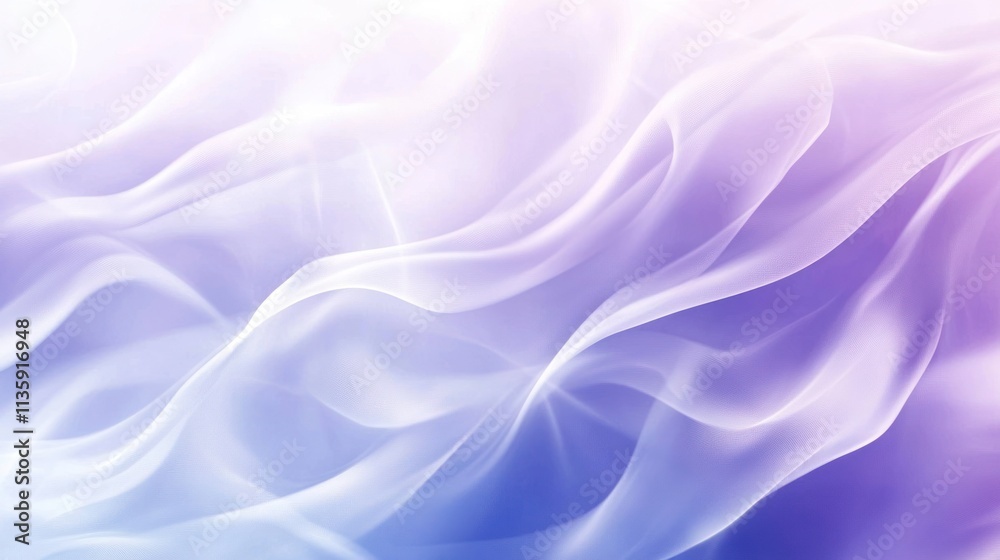 Soft Lavender Fabric Draped in Gentle Waves Soft Lavender Fabric Draped in Gentle Waves