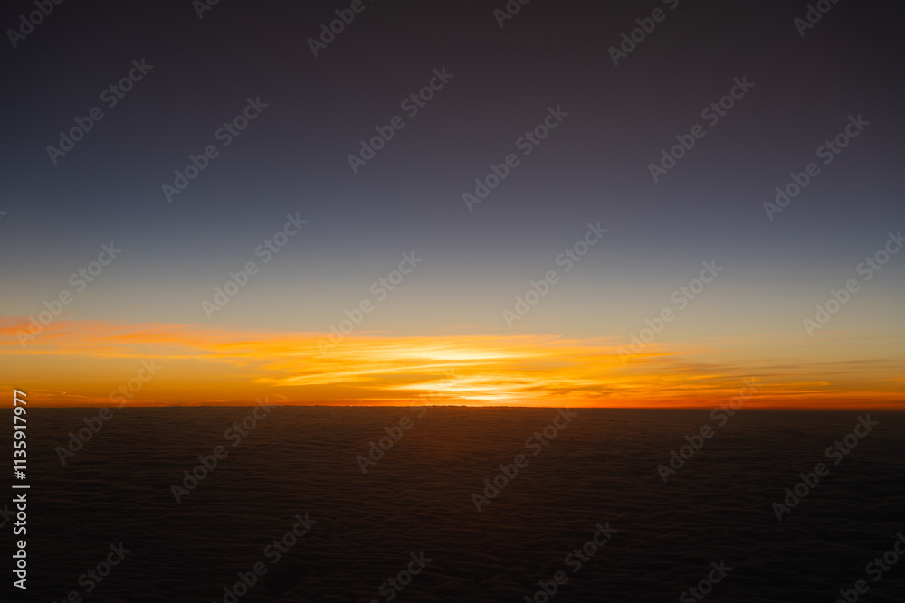 Naklejka premium 석양