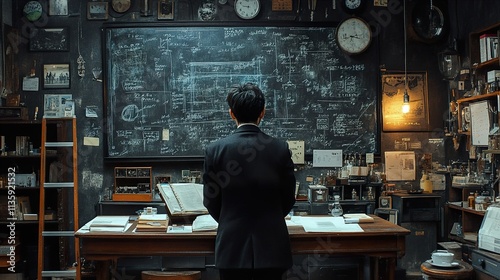 A Scientist in His Vintage Laboratory: Equations and Discoveries