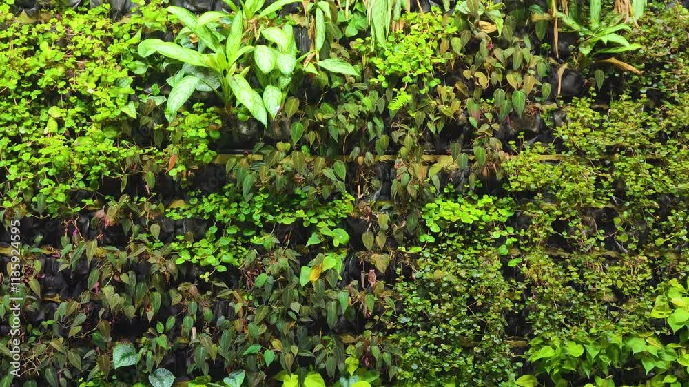 Indoor building wall with vertical garden. Sustainable architecture building design for the future. 4k resolution quality shot of greenery plant. Indoor building wall with vertical garden. Sustainable architecture building design for the future. 4k resolution quality shot of greenery plant.