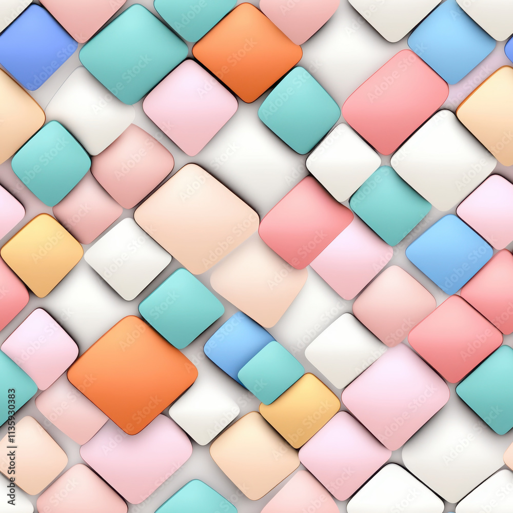 Colorful geometric pattern with soft pastel squares and rectangles, creating modern and vibrant design. Perfect for backgrounds and textures Colorful geometric pattern with soft pastel squares and rectangles, creating modern and vibrant design. Perfect for backgrounds and textures