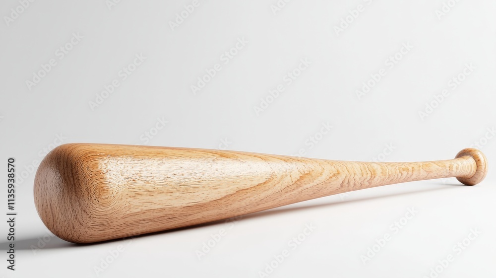 a baseball bat made of polished wood - isolated studio photo a baseball bat made of polished wood - isolated studio photo