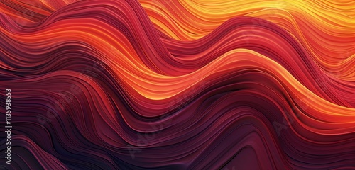 A vibrant digital abstract gradient wave background with bold reds, oranges, and deep maroons. The waves ripple with intensity, adding a sense of movement and energy.