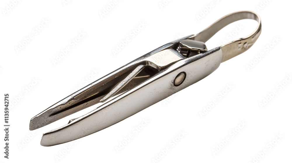 Nail Clipper for Precise Nail Care - Isolated on White Background Nail Clipper for Precise Nail Care - Isolated on White Background