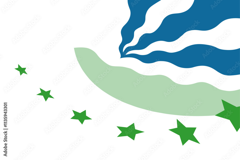 Obraz premium Drimmelen flag. Vector illustration