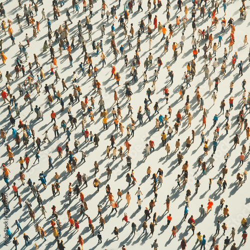 an illustration of a large crowd
