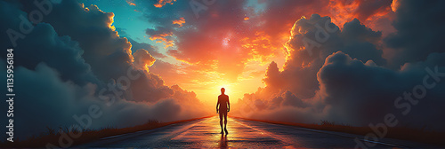 Wallpaper Mural Achieving human performance and success in 2023 requires clear goals and strong motivation to drive personal and professional development._00002_ Torontodigital.ca