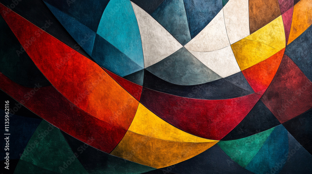 Bold abstract wave background with contrasting colors creates vibrant visual impact Bold abstract wave background with contrasting colors creates vibrant visual impact
