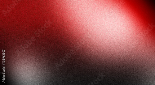 Smooth Red to Dark Gradient with Soft Noise Effect Background