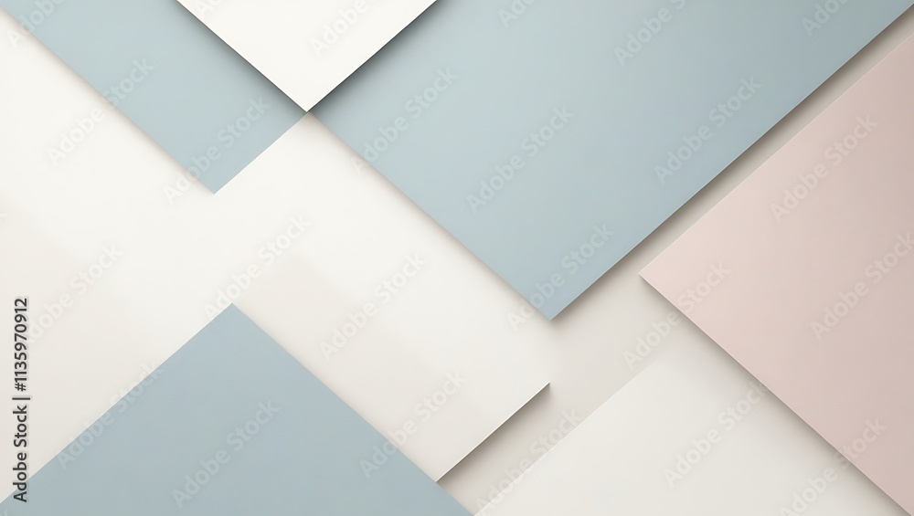 Abstract Pastel Colored Geometric Shapes Design Abstract Pastel Colored Geometric Shapes Design