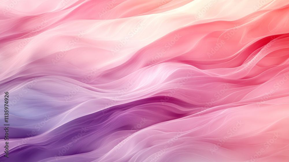 Soft and calming abstract wave background with gentle hues Soft and calming abstract wave background with gentle hues